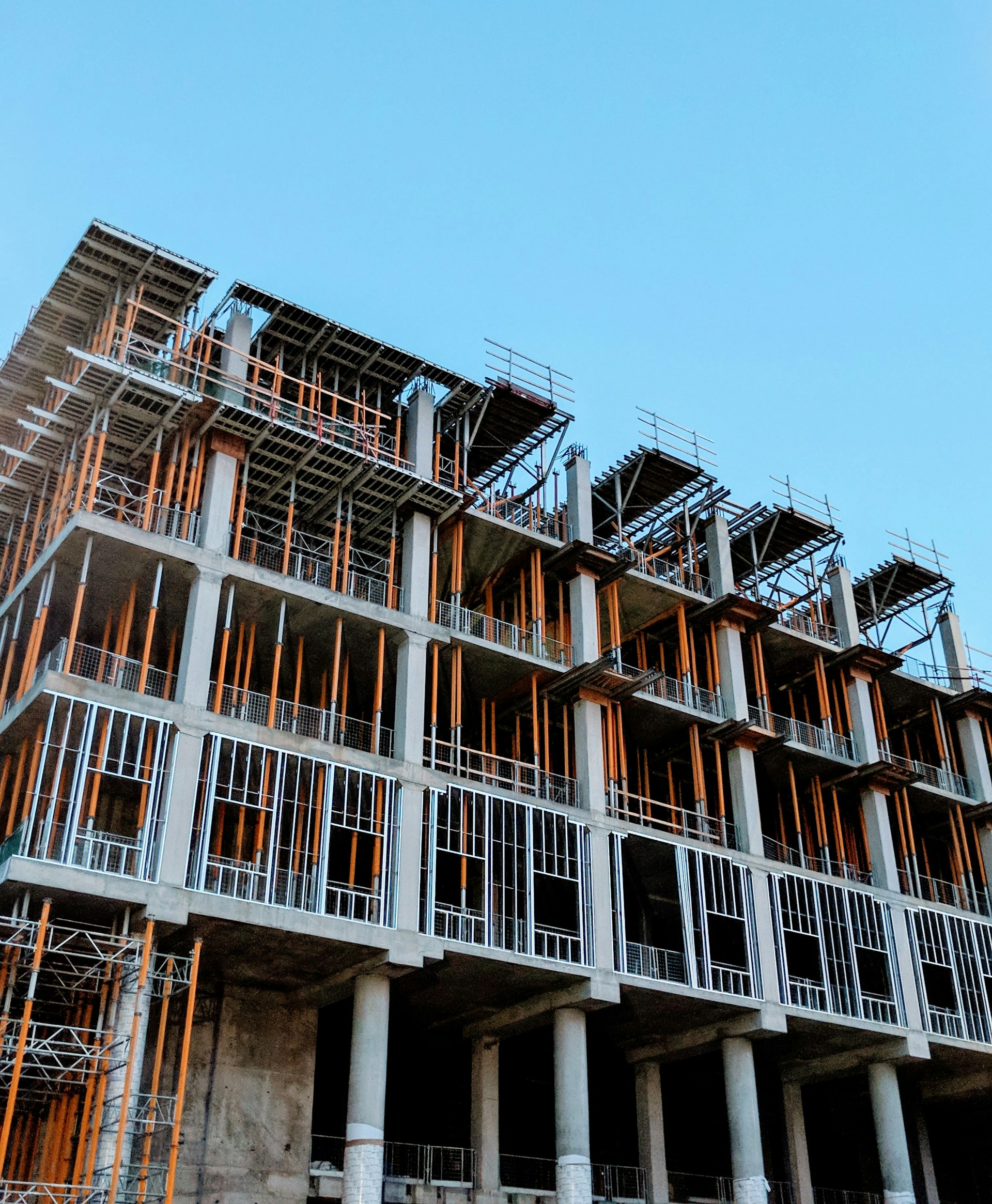 A multi-storey development under construction